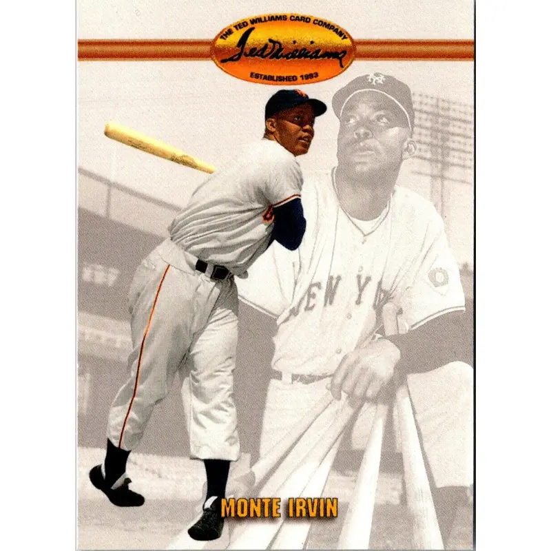 1993 Ted Williams Monte Irvin #54