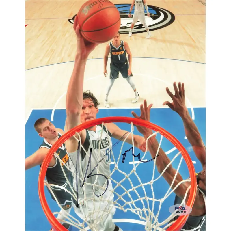 Boban Marjanovic Signed 8x10 PSA/DNA Mavericks Autographed