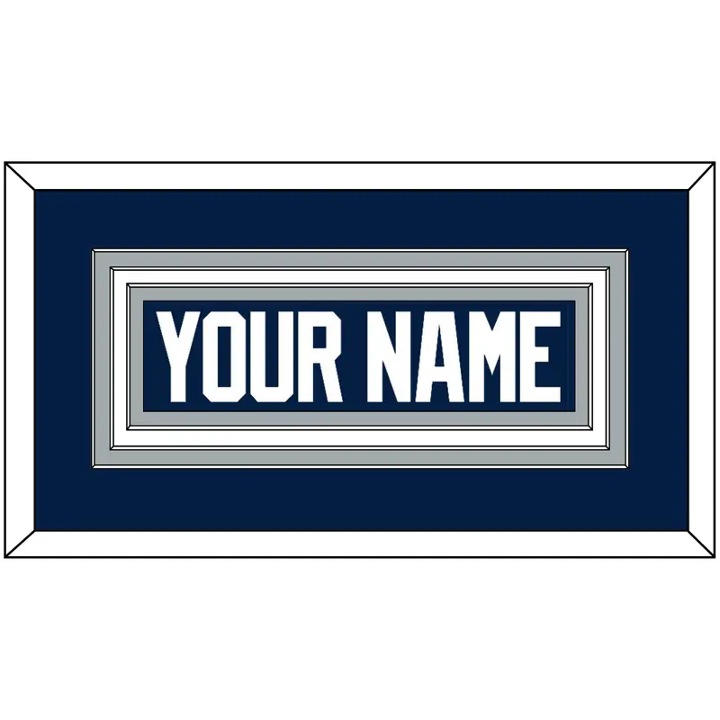 Penn State Hockey Nameplate - Alternate Gray - Triple Mat 2