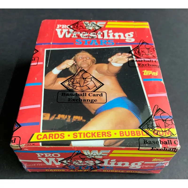 1985 Topps WWF Pro Wrestling Stars Unopened Wax Box (Authenticate)