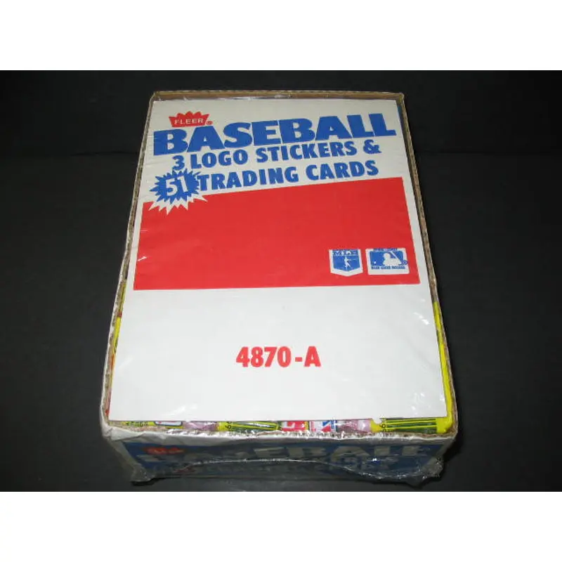 1987 Fleer Baseball Unopened Rack Box