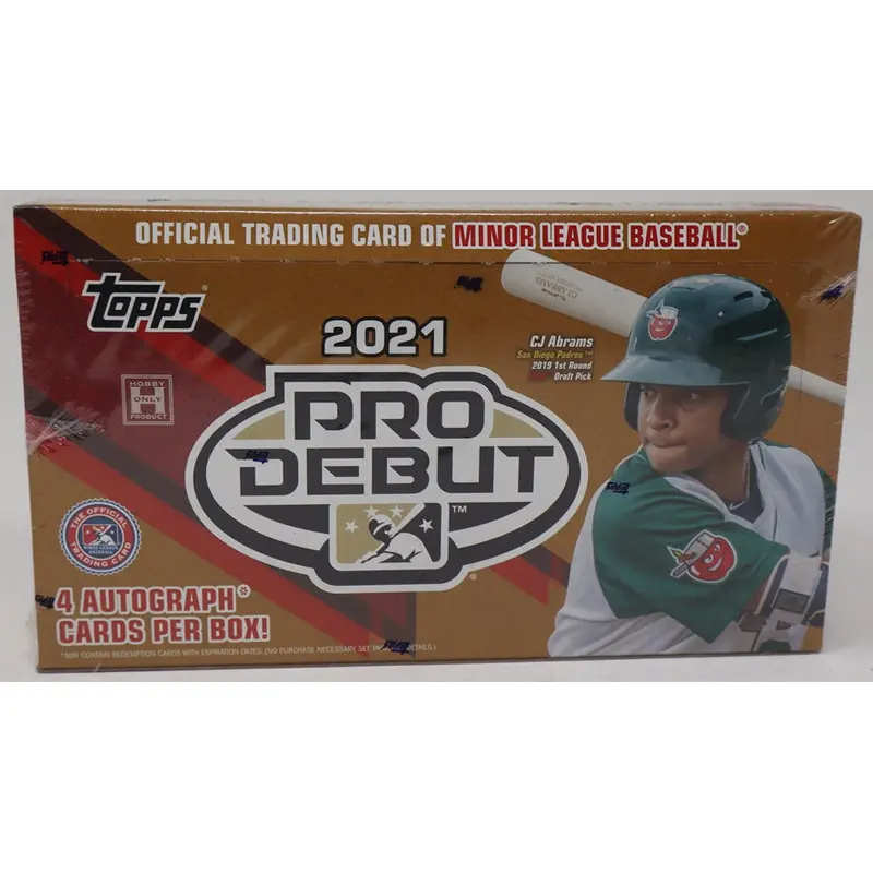 2021 Topps Pro Debut Baseball Box (Hobby) (24/8)