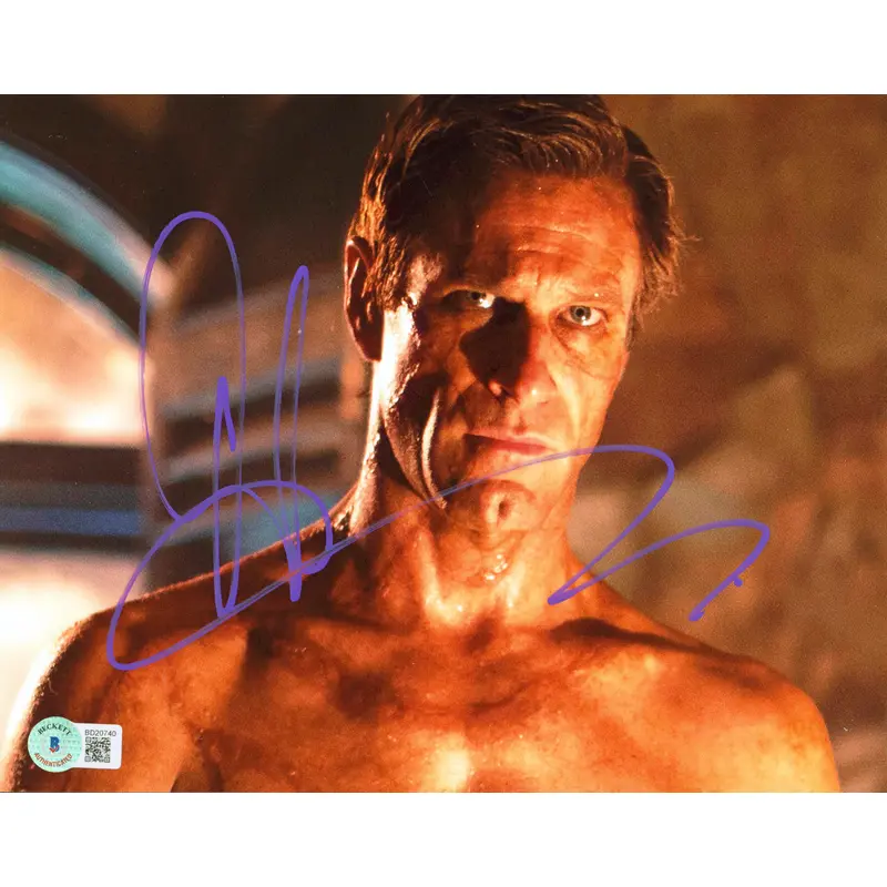 Aaron Eckhart Batman The Dark Knight Authentic Signed 8x10 Photo BAS #BD20740