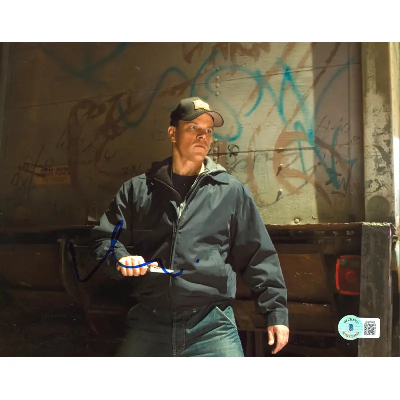 Matt Damon The Departed Authentic Signed 8x10 Photo Autographed BAS #BH01662