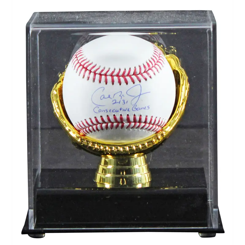 Orioles Cal Ripken Jr. "2131 Consecutive Games" Signed OML Baseball W/ Case Fan