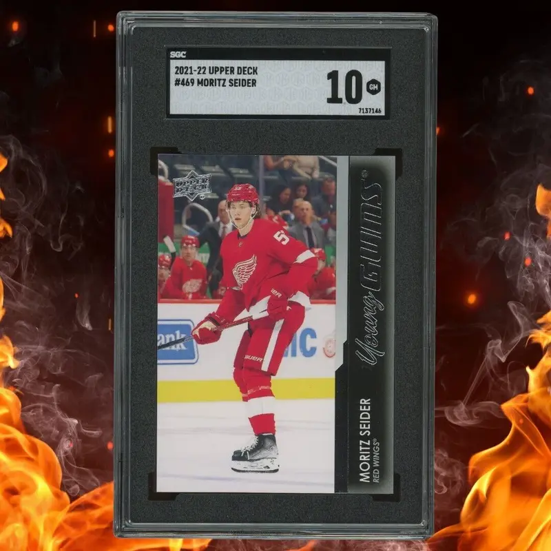 2021-22 Upper Deck MORITZ SEIDER Young Guns SGC 10 #469 Rookie