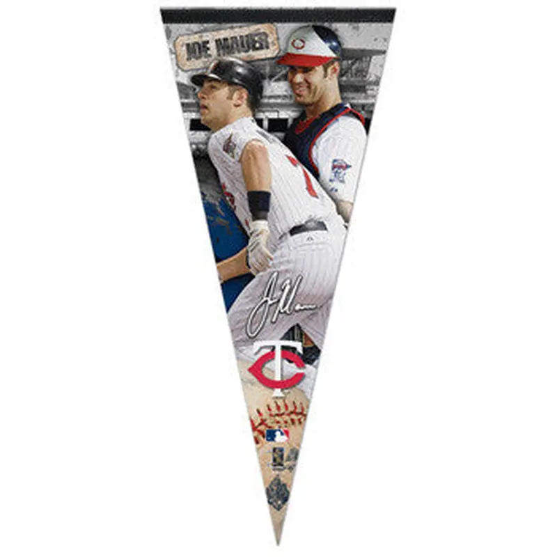 Joe Mauer "Big-Time" EXTRA-LARGE Premium Felt Pennant - Wincraft