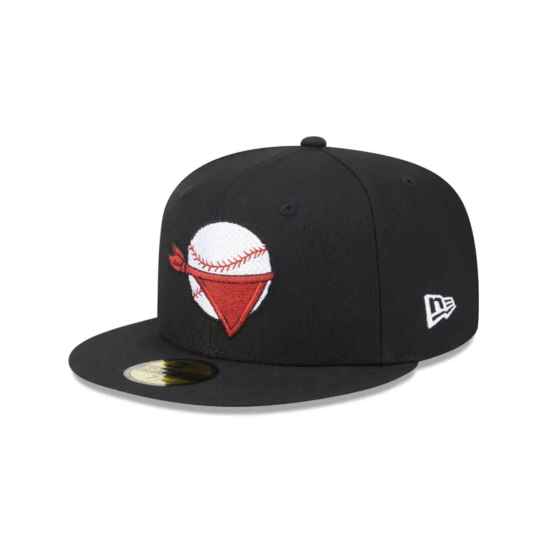 New Era - 59fifty Fitted - MiLB - AC Perf - Quad City River Bandits - Black