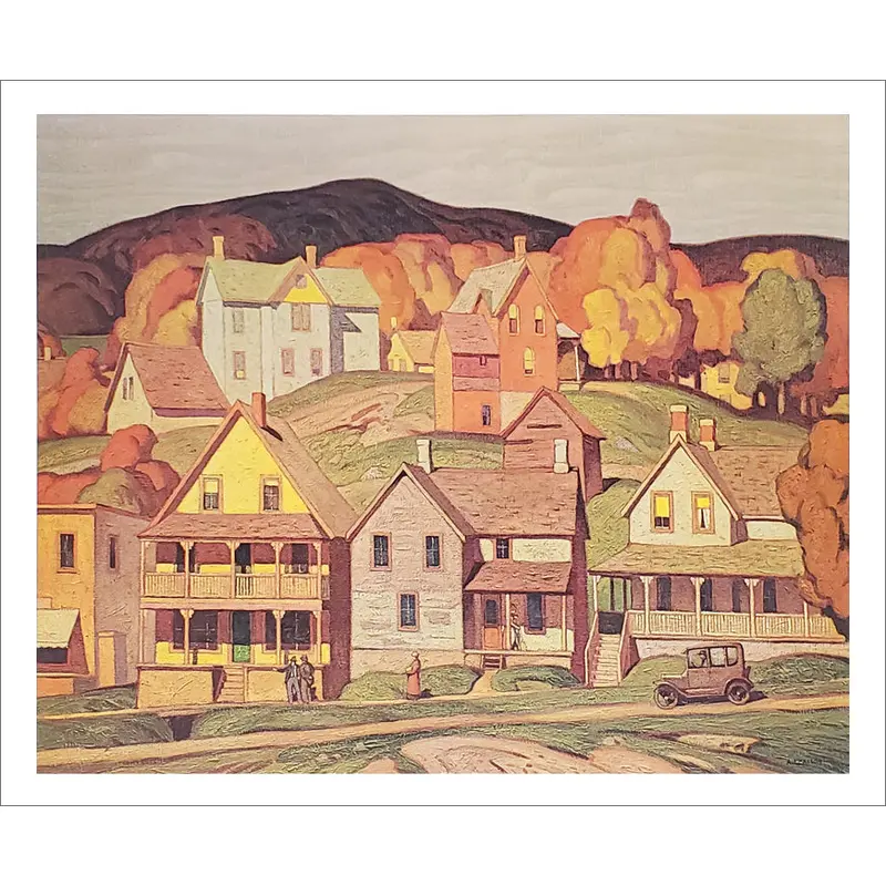 Parry Sound Townscape (1980) by A.J. Casson Group of Seven Poster Print