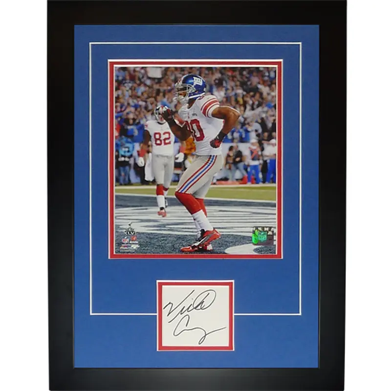 Victor Cruz Autographed New York Giants (Salsa Celebration) Signature Series Frame - JSA
