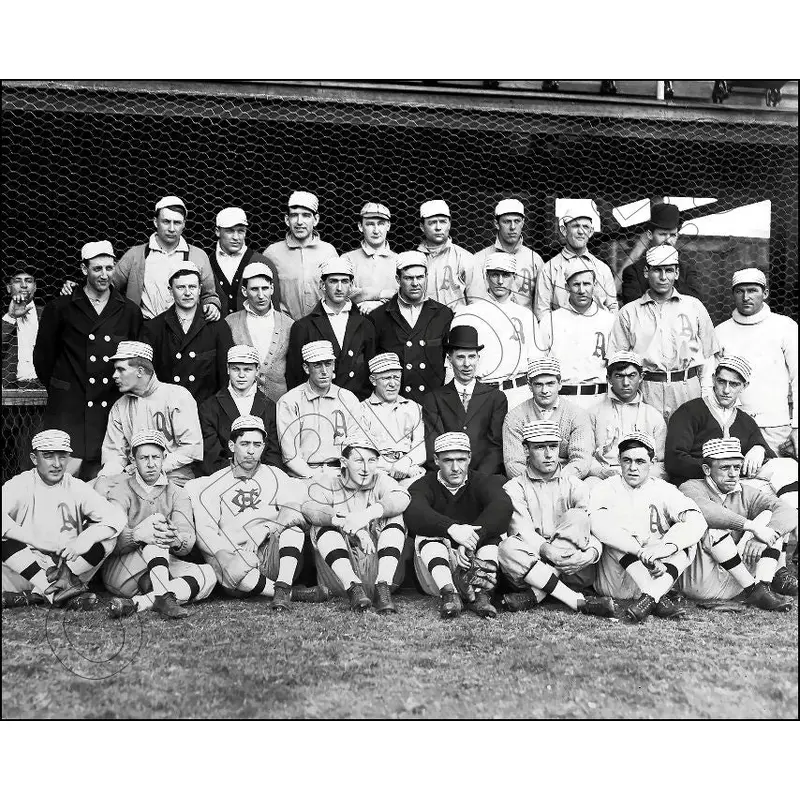 1909 Philadelphia Athletics 8X10 Photo - Joe Jackson Mack A's - 1472