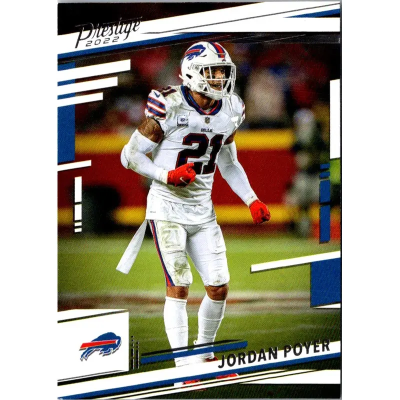 2022 Panini Prizm Blue Jordan Poyer #35