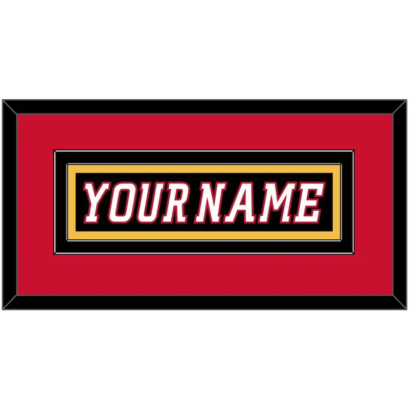 Calgary Nameplate - Alternate Black - Double Mat 3