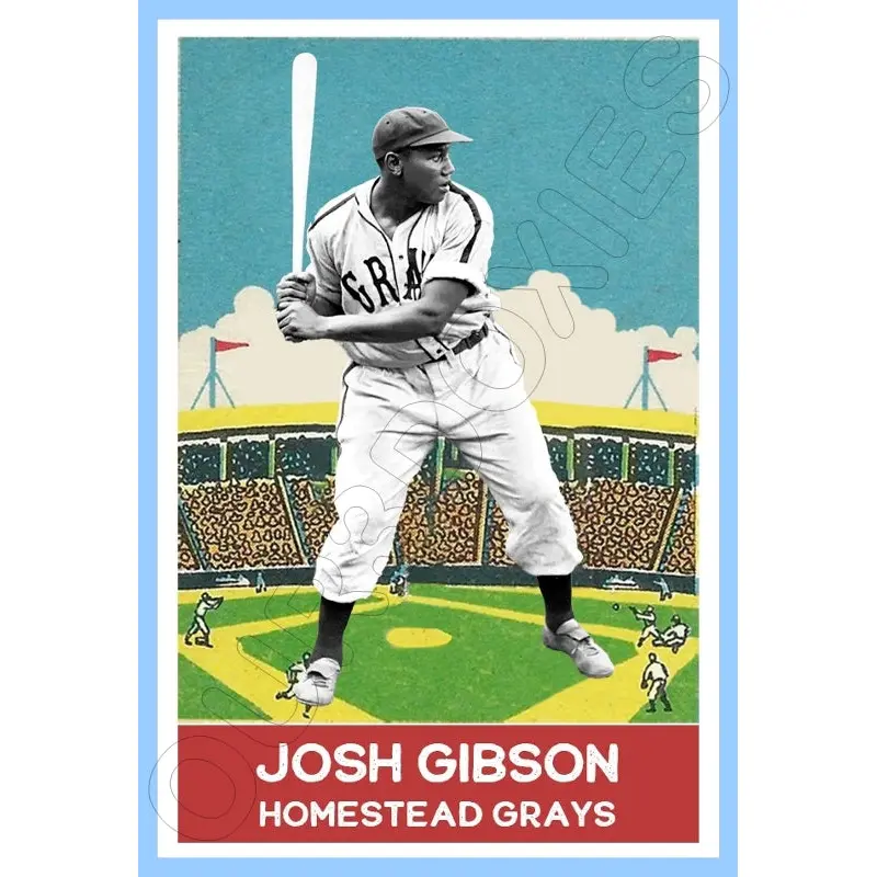 Josh Gibson 1933 DeLong Custom Card - 4624