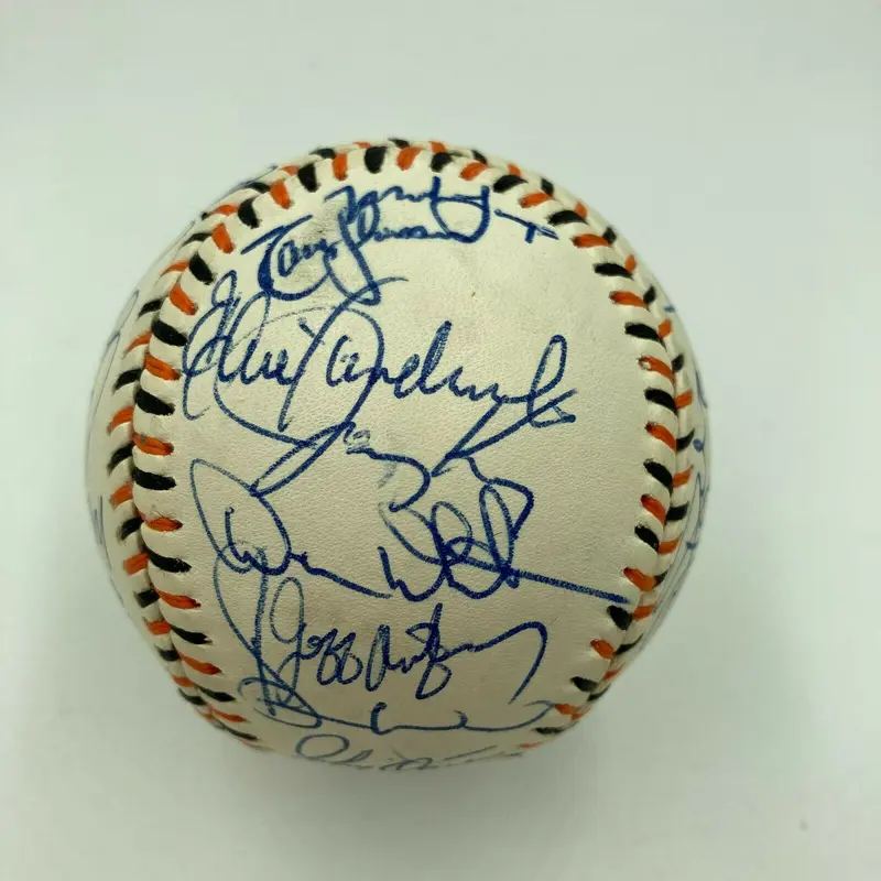 1993 All Star Game Team Signed Baseball Kirby Puckett Randy Johnson Ripken JSA