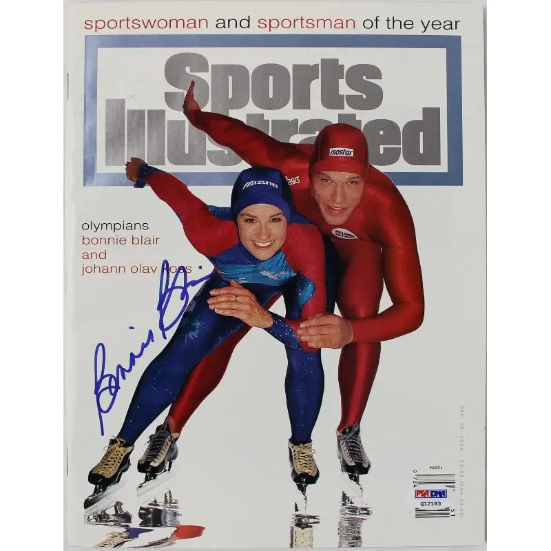 Bonnie Blair Speed Skating Authentic Signed Sports Illustrated PSA/DNA #Q12183