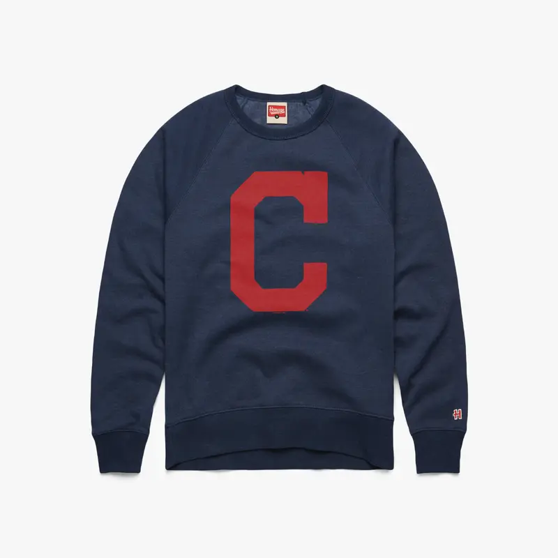 Cleveland Indians Cap Logo '08 Crewneck