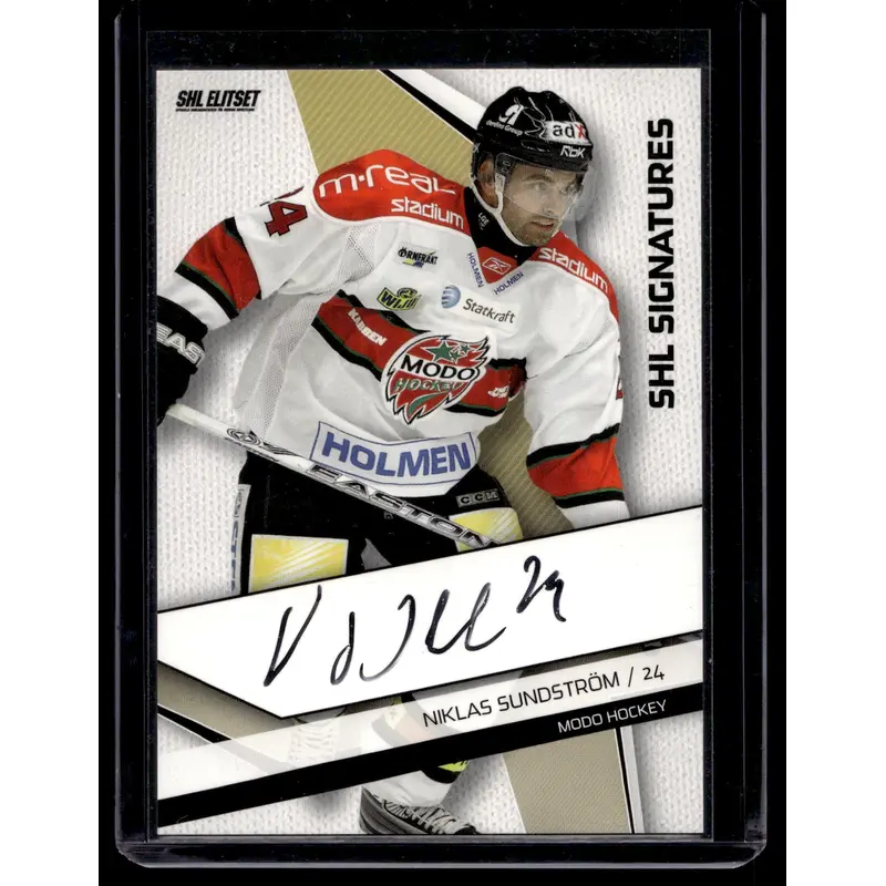 2009-10 SHL Signatures - Niklas Sundstrm