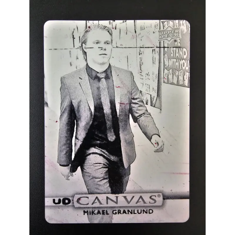 2019-20 Upper Deck UD Canvas Printing Plate - Mikael Granlund #C63 1of1