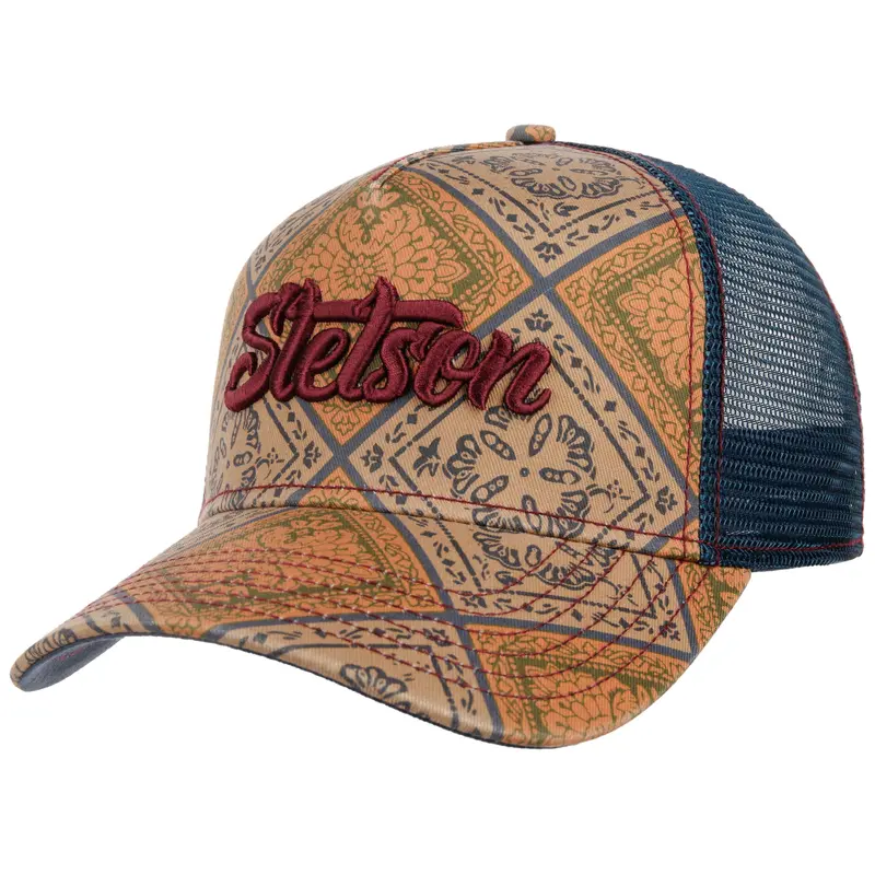 Stetson - Vintage Print- Trucker Cap - Rust