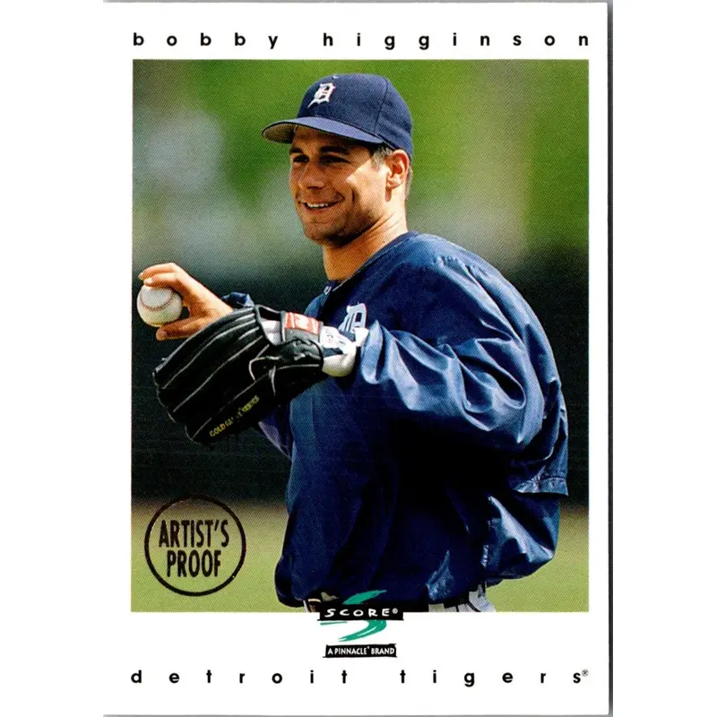 1997 Score Artist's Proofs White Border Bobby Higginson #307