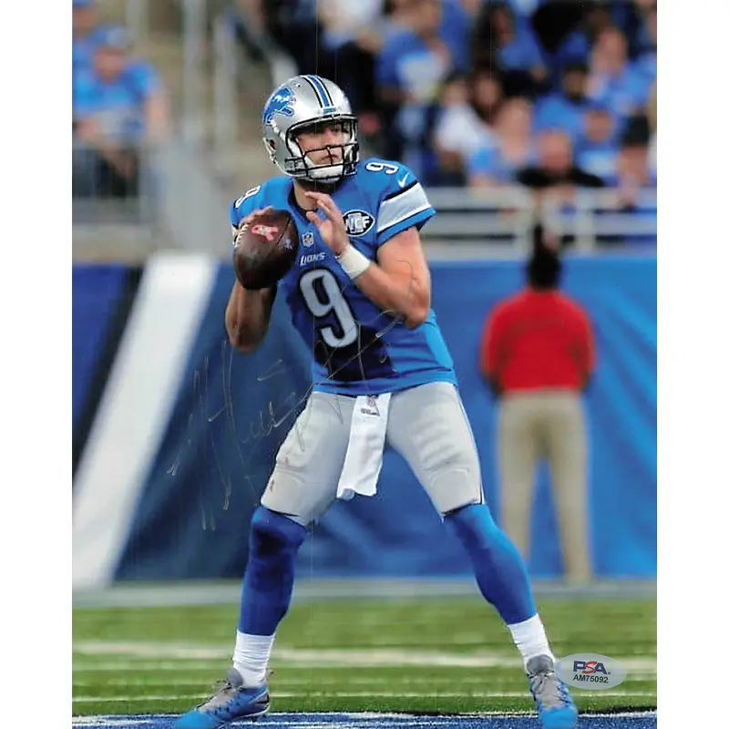 Mathew Stafford Signed 8x10 Photo PSA/DNA Detroit Lions Autographed Rams