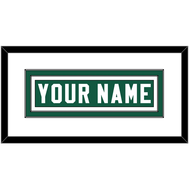 New York Nameplate - Home Green (2019-2023) - Double Mat 1