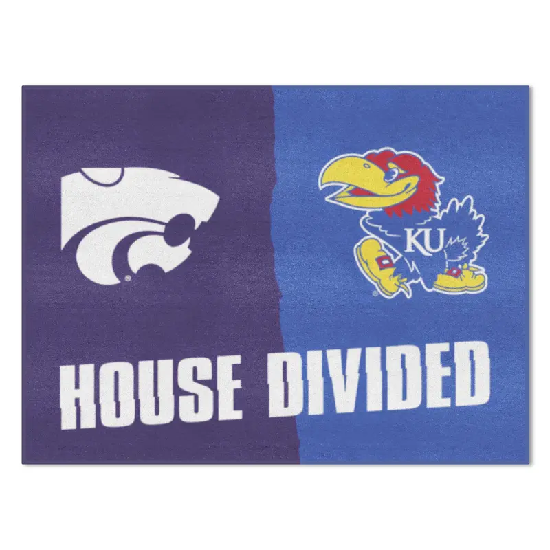 House Divided Mat - Kansas / Kansas State